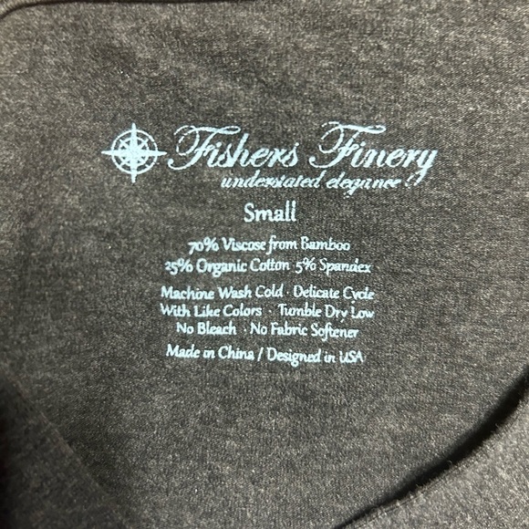 Fishers Finery Women's EcoFabric Short Sleeve Nightgown; Relaxed Fit Size Small - Picture 3 of 6